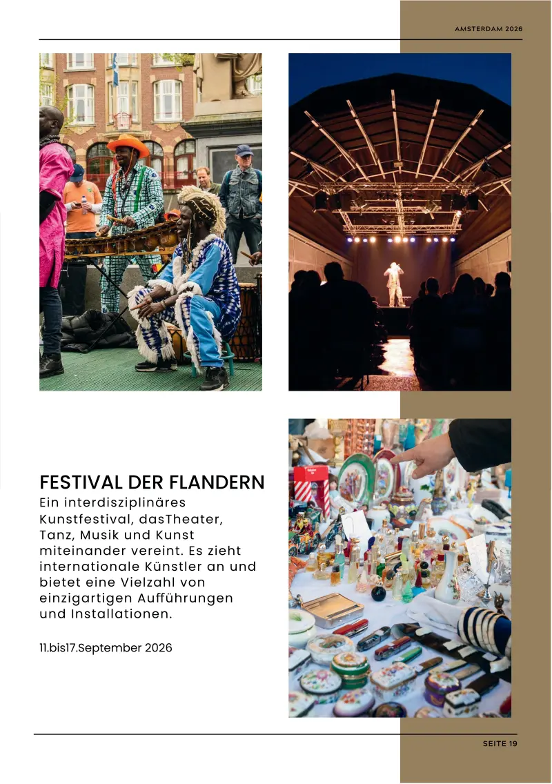 Katalogseite 19 aus dem Monatsteil September: Empfehlungen und Veranstaltungen mit Fotos.